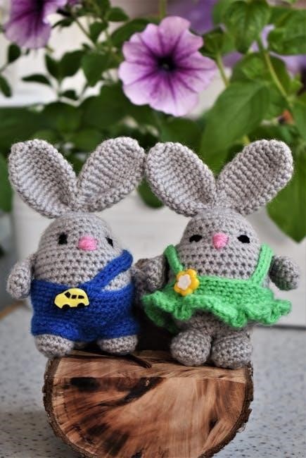 long eared bunny crochet pattern free pdf